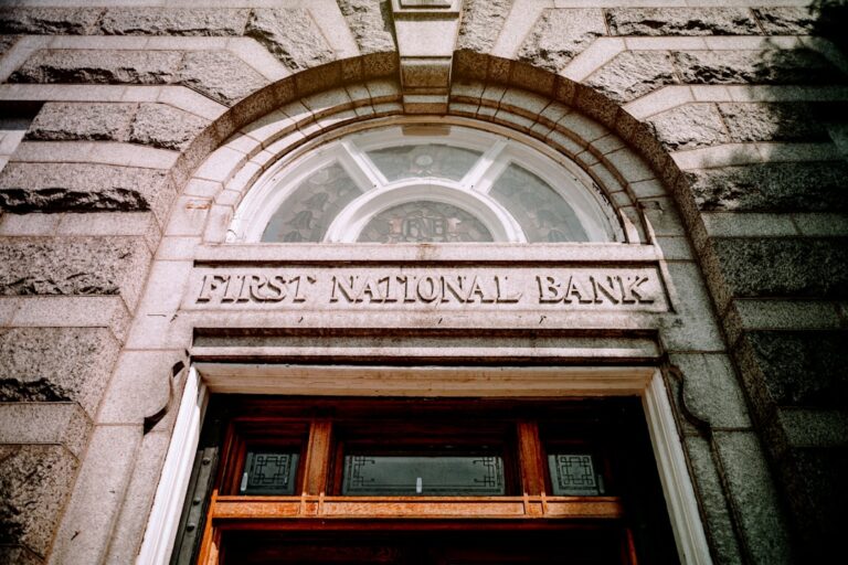 ai financial crime - First National Bank building
