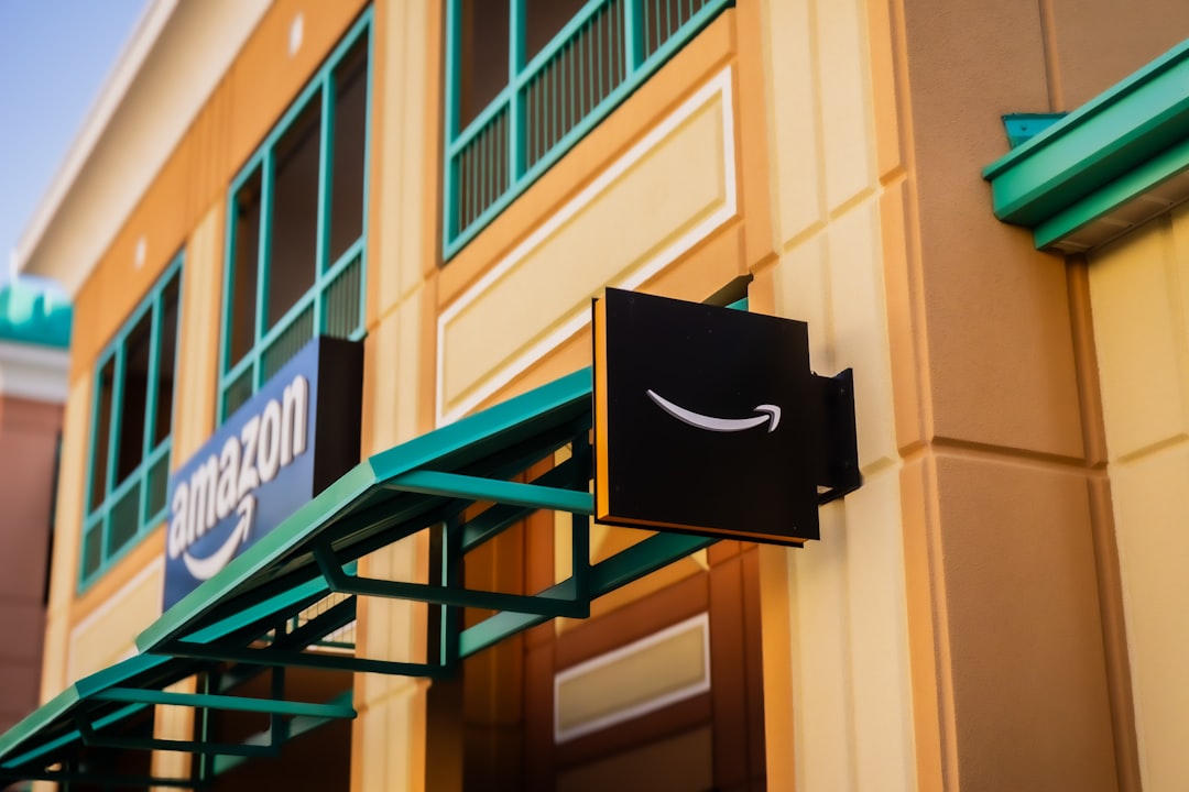 amazon borrows - Amazon store entrance with signage