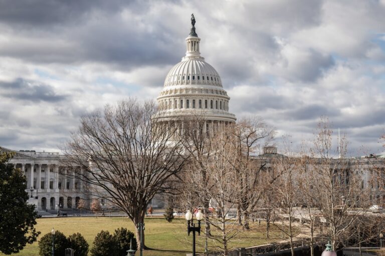 cbdc ban - a view of the capitol building from across the street