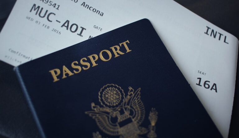 volume fca authorisation - passport booklet on top of white paper