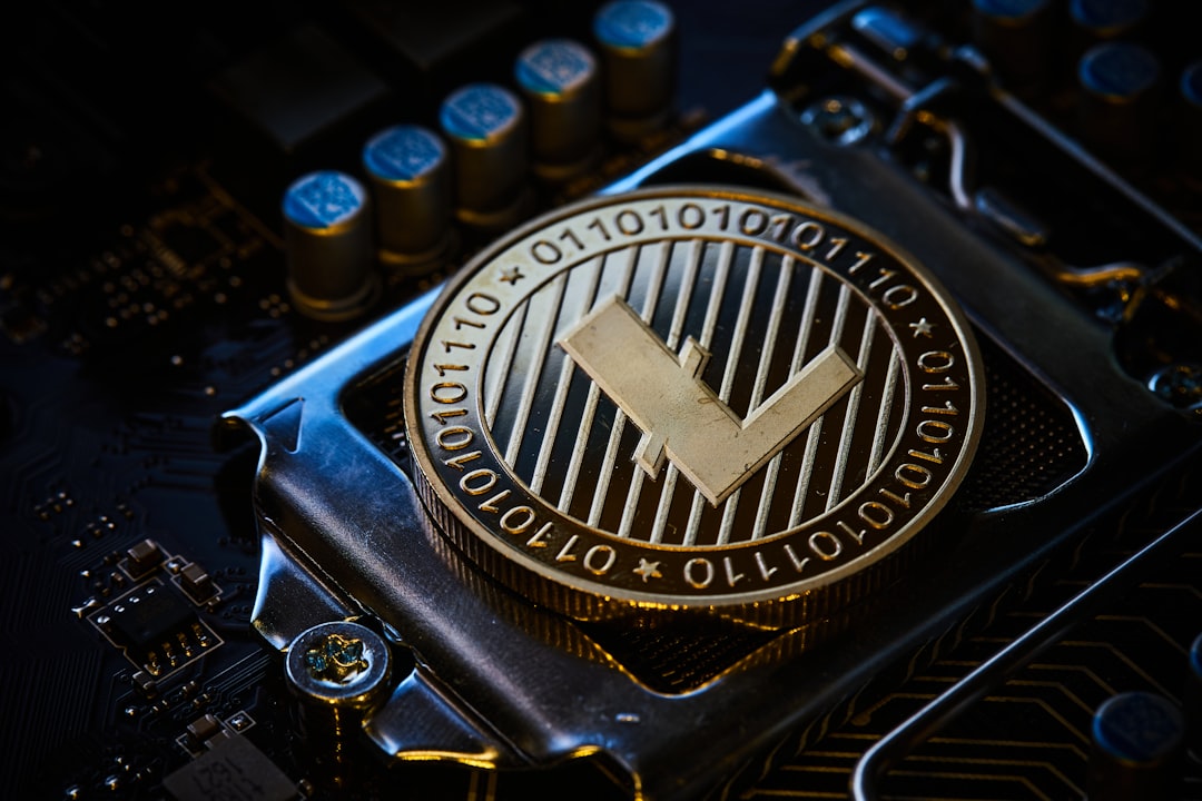 kyc compliance trends - a close up of a computer chip with a tick symbol on it