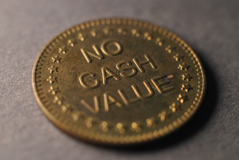ramp valuation raise - A close up of a coin on a table