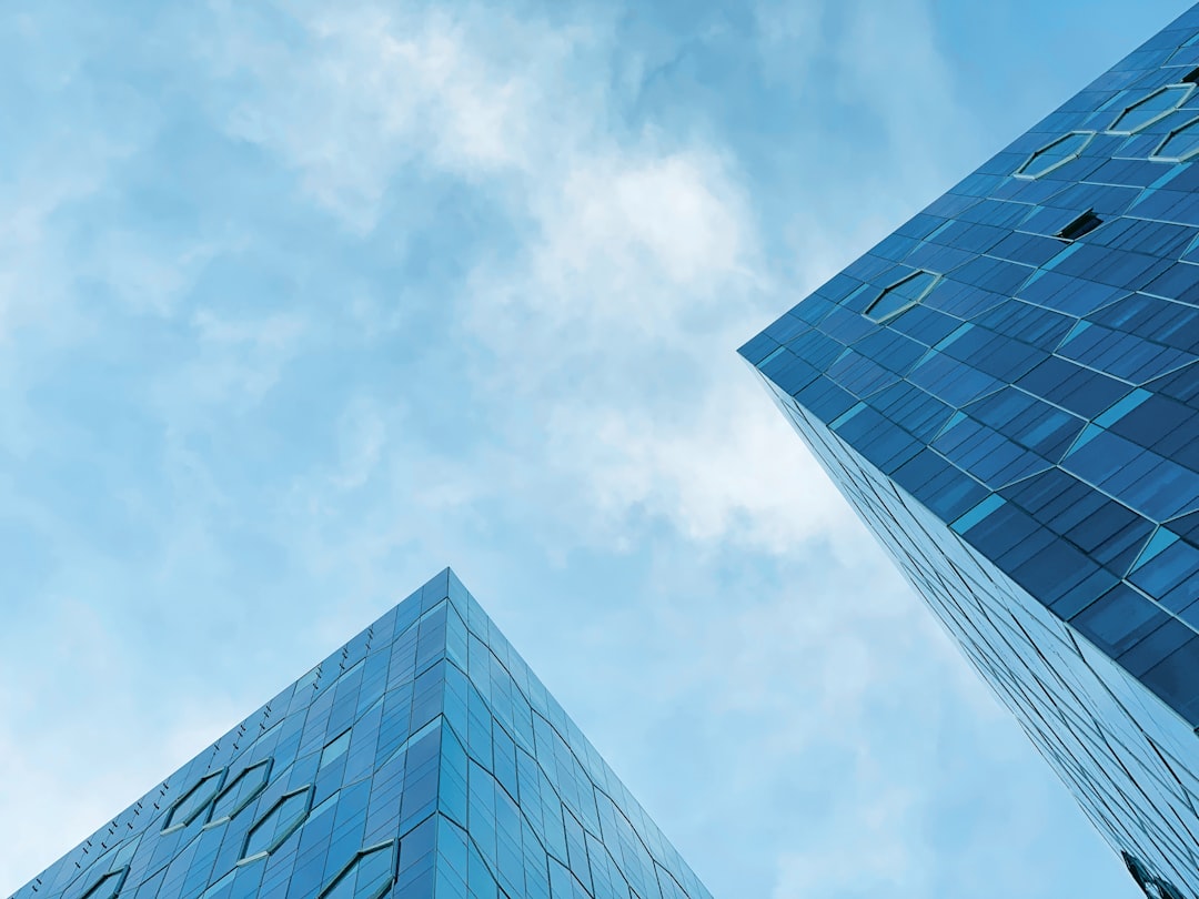 sbti net zero standard - low-angle photograph of two buildings