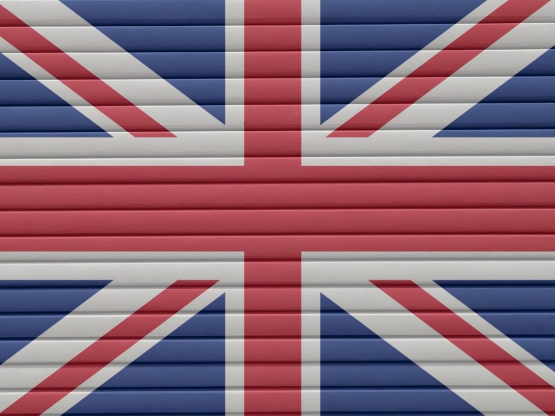 uk payments initiative - the british flag is painted on a garage door