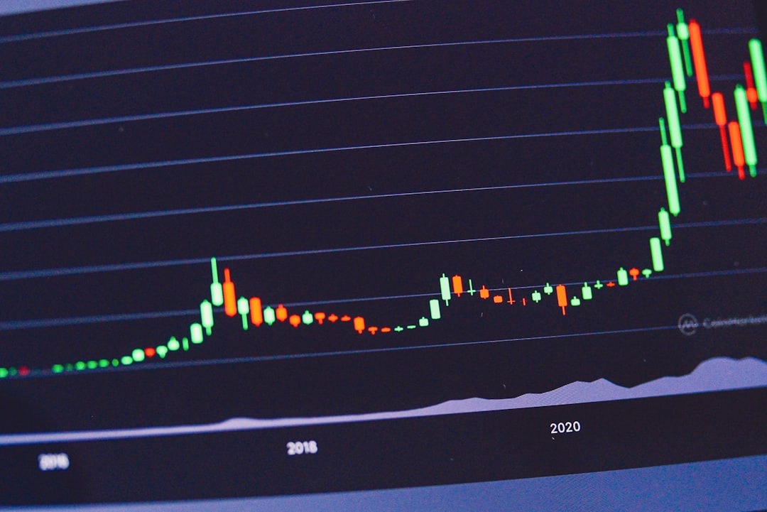 investment ai boom - a computer screen with a chart on it