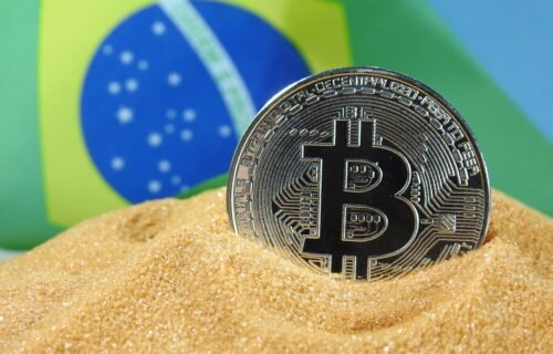brazil crypto fraud - black and white round ornament