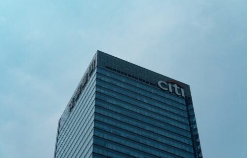 bitcoin custody citi - a tall building with a citi logo on it