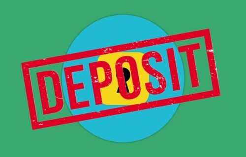 databricks enterprise ai - Colorful vivid picture of apartment purchase concept with inscription deposit as initial payment f