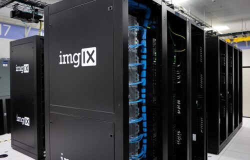 groq funding round - black ImgIX server system