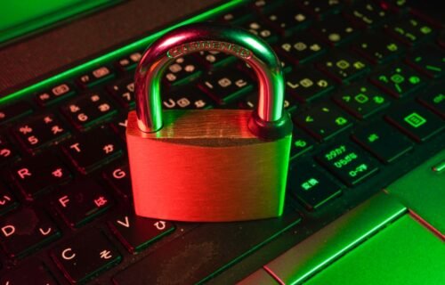 astra model development - red padlock on black computer keyboard