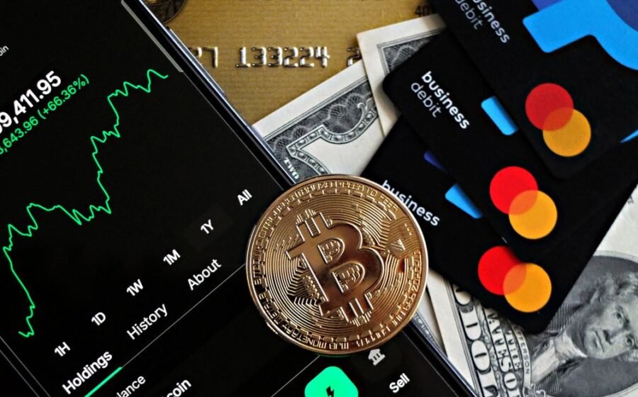 paypal stripe sale - A dynamic image showcasing Bitcoin, credit cards, and financial apps for investment enthusiasts.
