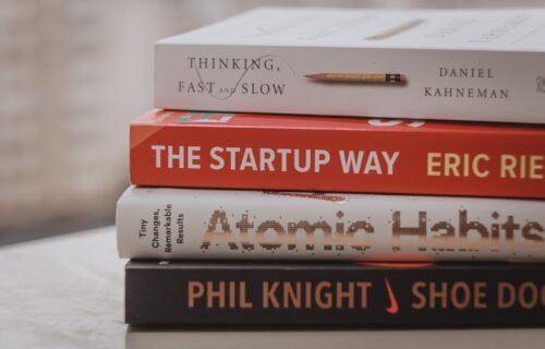 startup cash flow management - three white and red labeled boxes