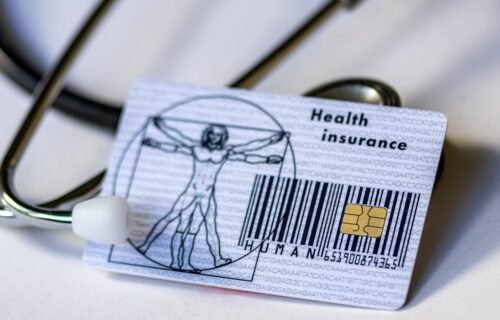 ai insurance claims - a card with a drawing of a person on it