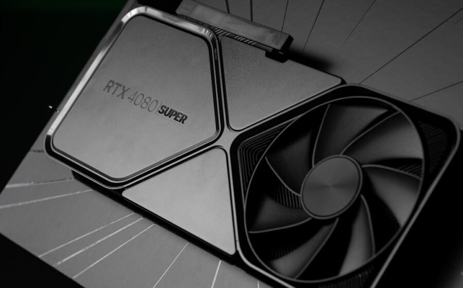 nvidia hugging face deal - A close up of a fan on a computer